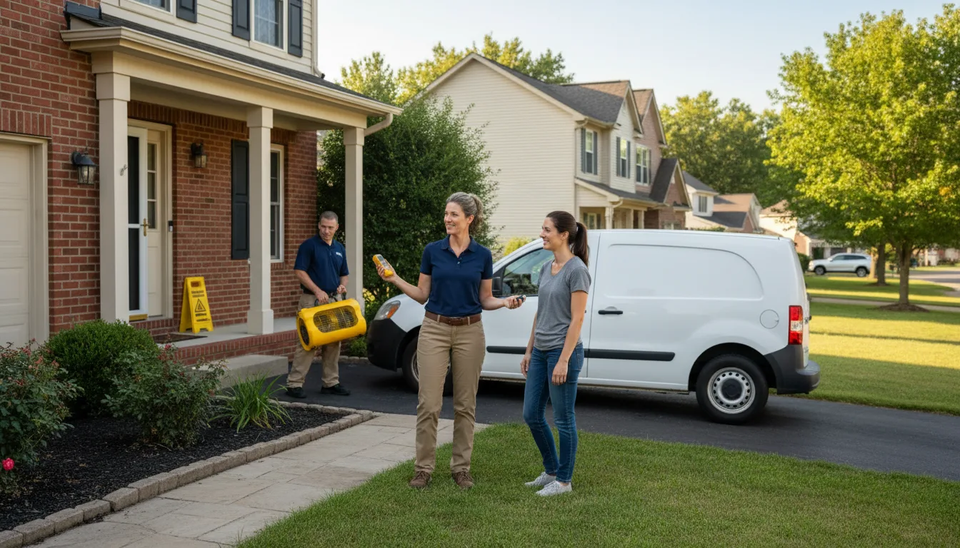 Water restoration image for Water Damage & Restoration Services in Mineola, IA
